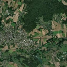 Vue aérienne des environs de Camping L'Étang Du Moulin