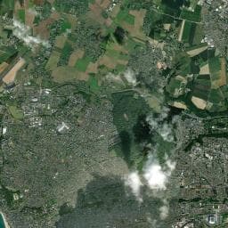 Vue aérienne des environs de Aire de camping-car du Havre