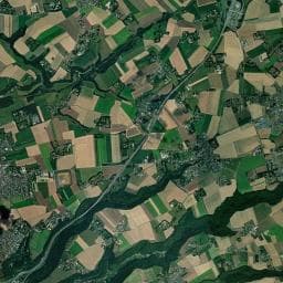 Vue aérienne des environs de Aire de camping-car à Saint-Romain-de-Colbosc
