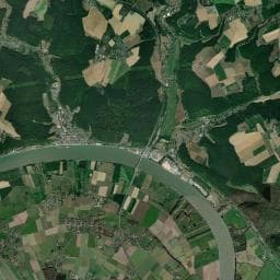 Vue aérienne des environs de Aire de La Ferme de La Mare