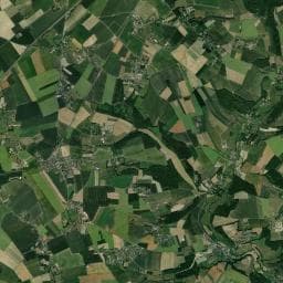 Vue aérienne des environs de Aire de camping car de la Ferme des Châtaigniers