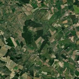 Vue aérienne des environs de Bivouac Halte Cycliste de Dampierre-en-Bray