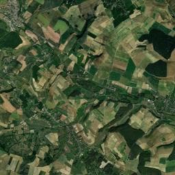 Vue aérienne des environs de Aire de camping-cars de Songeons
