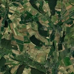 Vue aérienne des environs de La Cabane d'Antho & Andréa