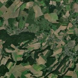 Vue aérienne des environs de Aire de camping-car Blérancourt