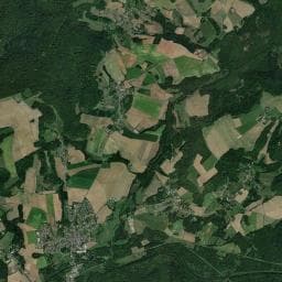 Vue aérienne des environs de Étangs du Moulin