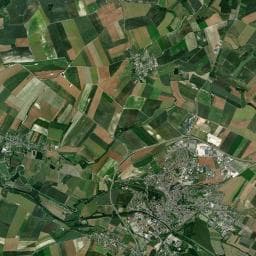 Vue aérienne des environs de Aire de camping-car à Rethel