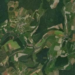 Vue aérienne des environs de Aire de stationnement camping-car Montmédy Le Pigeonnier
