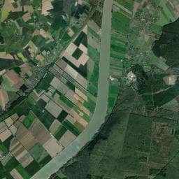Vue aérienne des environs de Aire de service de Norville