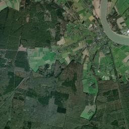 Vue aérienne des environs de Aire de stationnement de La Mailleraye sur Seine