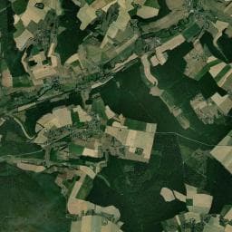 Vue aérienne des environs de Camping Le Clair Ruissel
