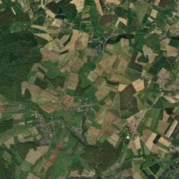 Vue aérienne des environs de Aire de Camping-cars Rodemack