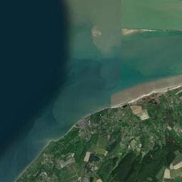 Vue aérienne des environs de Camping Le Château d'Arvid