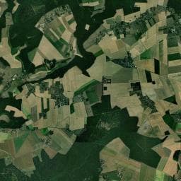 Vue aérienne des environs de Club Naturiste du Bois Mareuil