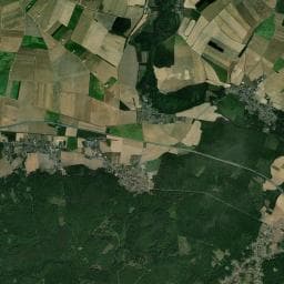 Vue aérienne des environs de Aire de camping-cars de La Neuville-en-Hez