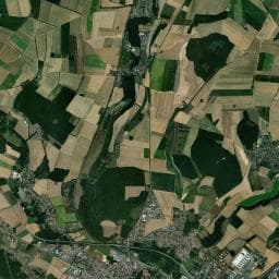Vue aérienne des environs de Aire de camping-car à Clermont