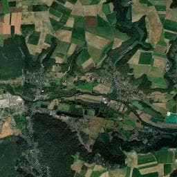 Vue aérienne des environs de Camping de l'Aigrette