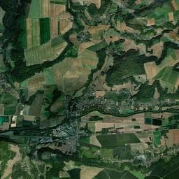 Vue aérienne des environs de Camping la Halte de Mainville