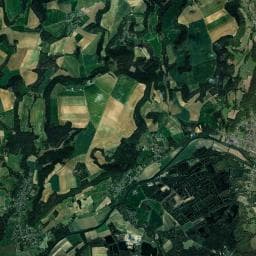 Vue aérienne des environs de Les Etangs