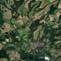 Vue aérienne des environs de Camping La Pointe