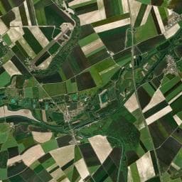 Vue aérienne des environs de Aire de camping-car à Aguilcourt