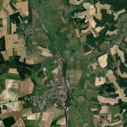 Vue aérienne des environs de Aire de services pour camping-cars de Vouziers