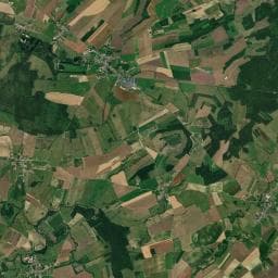 Vue aérienne des environs de Camping La Samaritaine