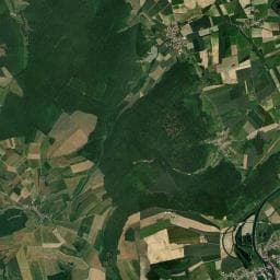 Vue aérienne des environs de Camping du Lac Vert plage