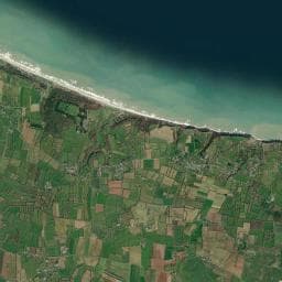 Vue aérienne des environs de Camping Reine Mathilde