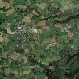 Vue aérienne des environs de Aire de camping-car à La Trinité-de-Thouberville