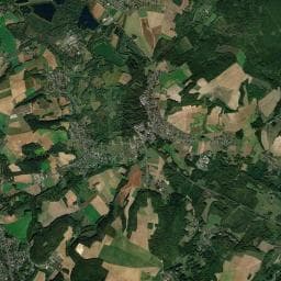 Vue aérienne des environs de Aire de services pour camping-cars de Bailleul-sur-Thérain