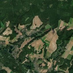 Vue aérienne des environs de Domaine du Château vert