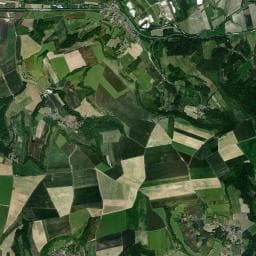 Vue aérienne des environs de Aire de camping-car à Muscourt