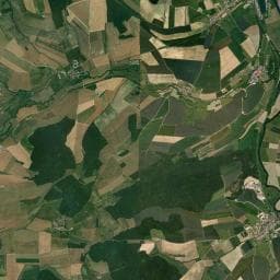 Vue aérienne des environs de Camping les terrasses de Brieulles