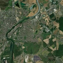 Vue aérienne des environs de Camping municipal du Parc Napoléon