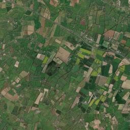 Vue aérienne des environs de Camping Le Creulet