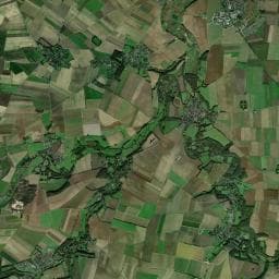 Vue aérienne des environs de La Gentilhommière