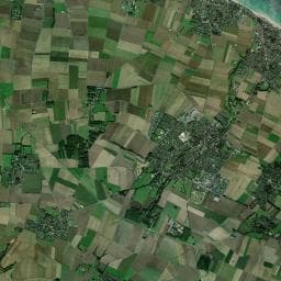 Vue aérienne des environs de Mer et Vacances