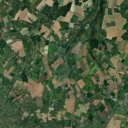 Vue aérienne des environs de Aire privée de camping-car