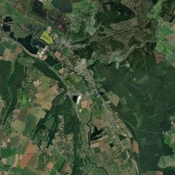Vue aérienne des environs de Camping de L'Espérance *