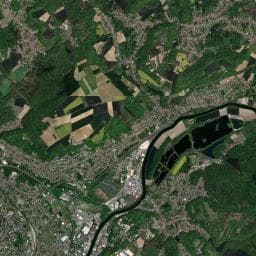 Vue aérienne des environs de Parc de la Garenne