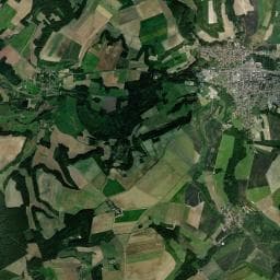 Vue aérienne des environs de Camping Municipal de Fismes