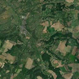 Vue aérienne des environs de Aire de camping-car à Saint-Sylvestre-de-Cormeilles