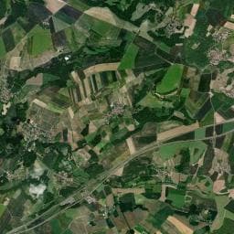 Vue aérienne des environs de Aire de stationnement/Le Clos de la Bergeronnette