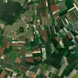 Vue aérienne des environs de Vignoble Daniel Coustheur