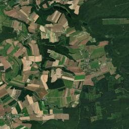 Vue aérienne des environs de Camping d'Autry