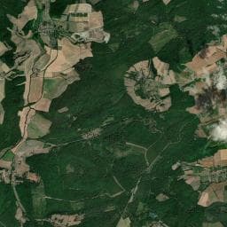Vue aérienne des environs de Chalets au Camping la Croix du Bois Sacker