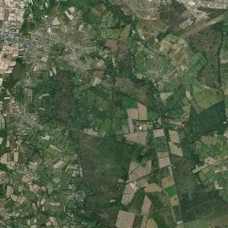 Vue aérienne des environs de Aire de camping-car à Créances
