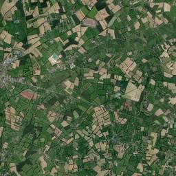 Vue aérienne des environs de Camping La Ferme de la Tournerie