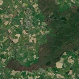 Vue aérienne des environs de La Croisée des Chemins